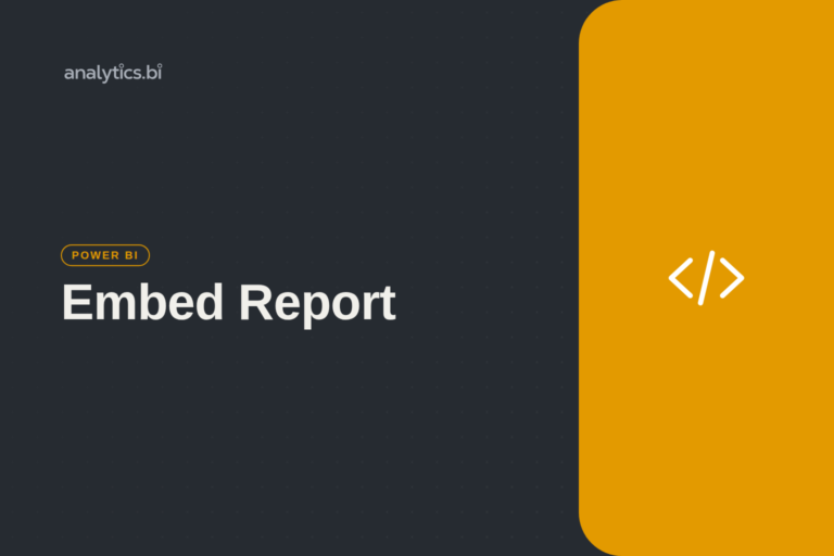 Embed Report — Power BI | analytics.bi
