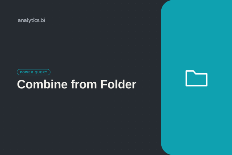 Combine from Folder — Power Query | analytics.bi