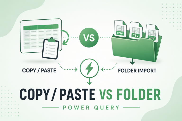 csv file vs folder import method