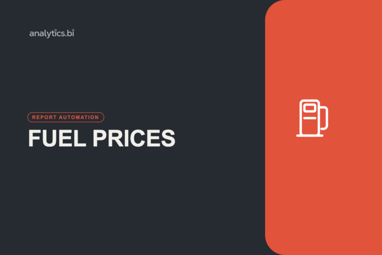 FUEL PRICES — Report Automation | analytics.bi